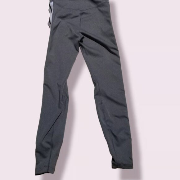 Nike Dri-Fit Leggings Gray with Pink Black White Stripes Size XS Extra Small - Picture 2 of 3